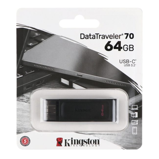 USB флеш-накопичувач 3.2 Kingston DT 70 64GB Type-C