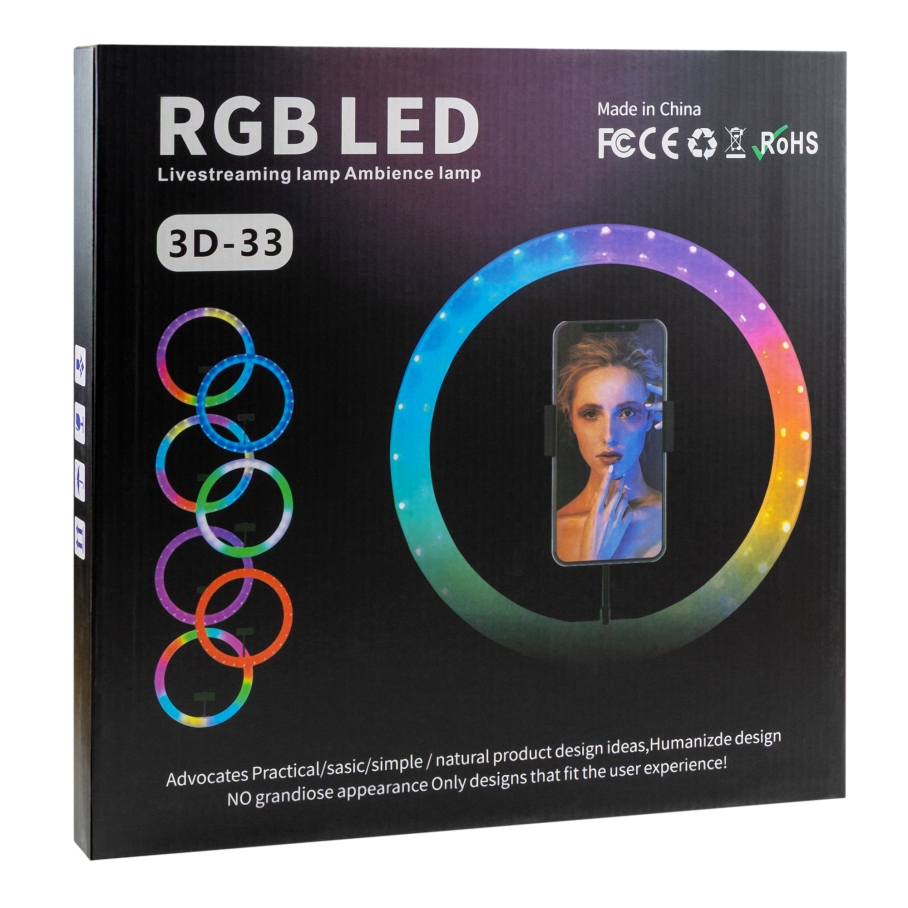 Лампа RGB Crystal 3D-33 33cm - Зображення 2
