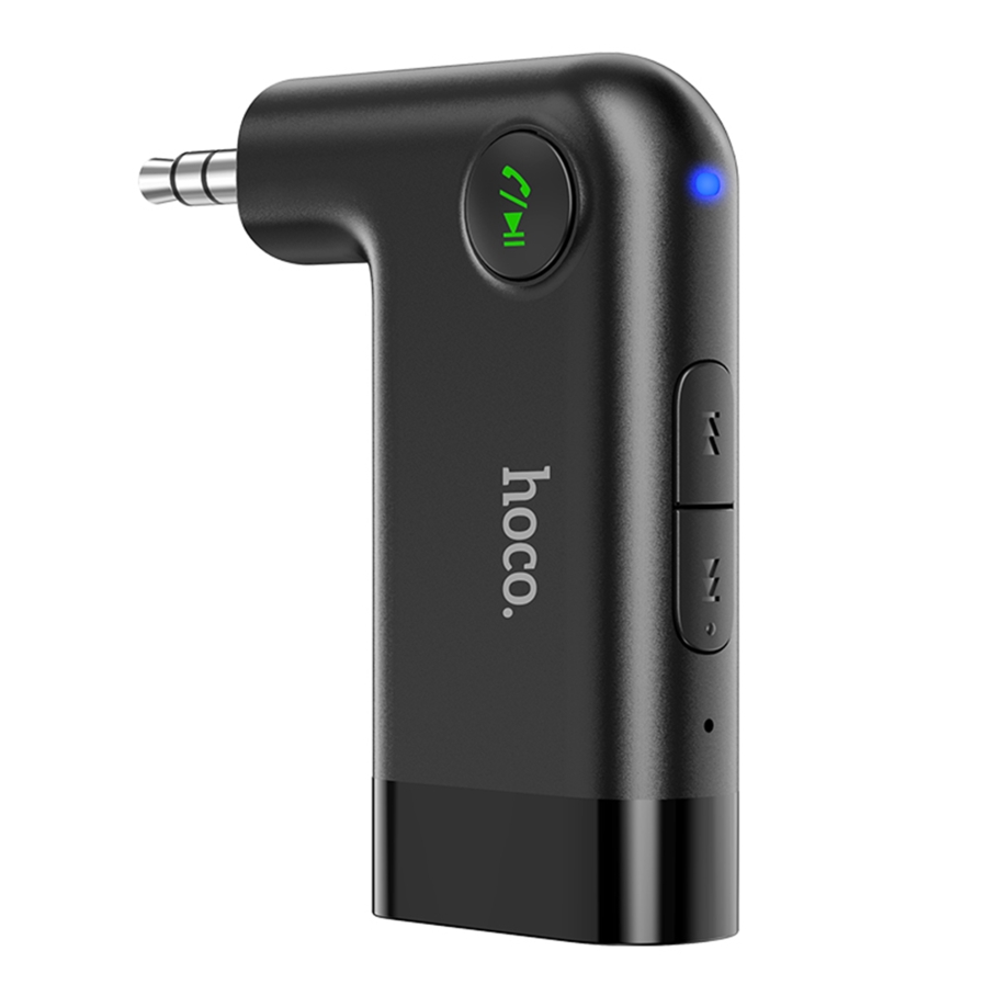 FM-трансмітер Hoco E53 AUX Receiver/Bluetooth 5.0/Battery 145mAh - Зображення 3