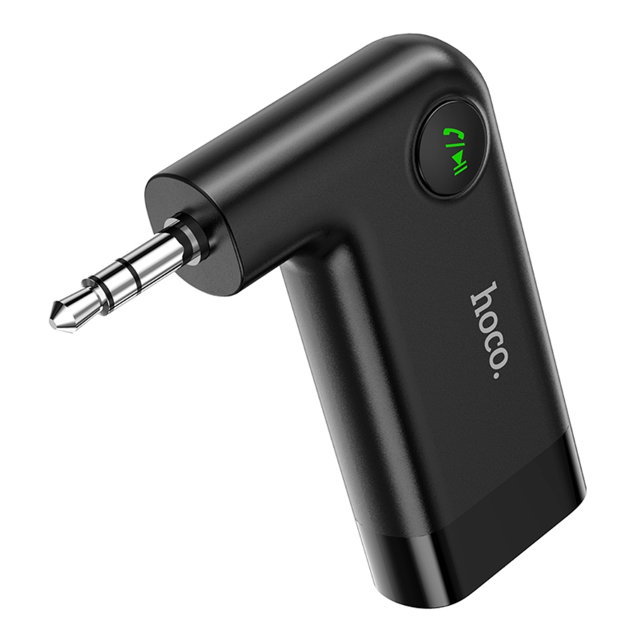 FM-трансмітер Hoco E53 AUX Receiver/Bluetooth 5.0/Battery 145mAh - Зображення 4